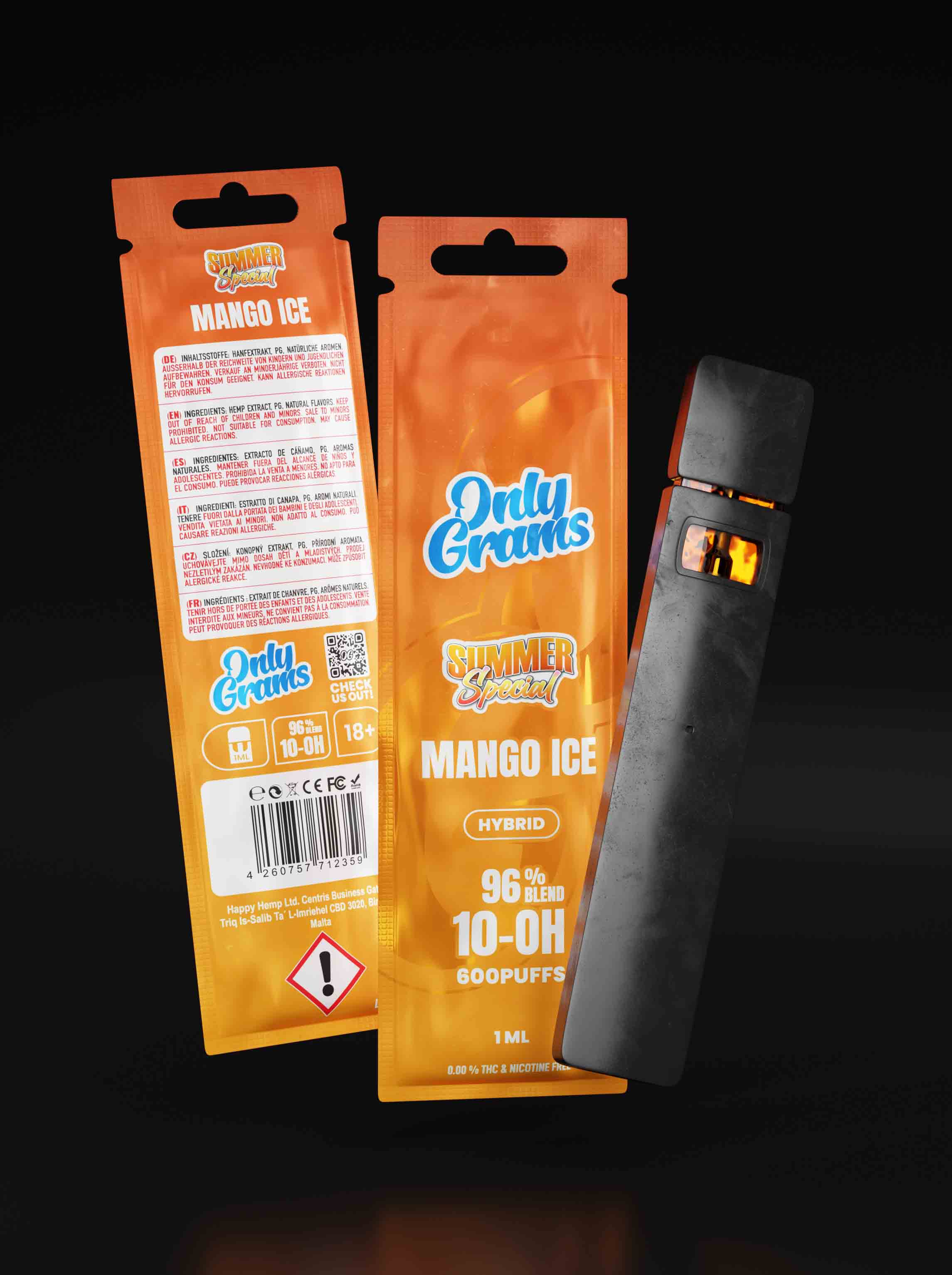 Superior Vape 96% | Mango Ice (Hybrid)