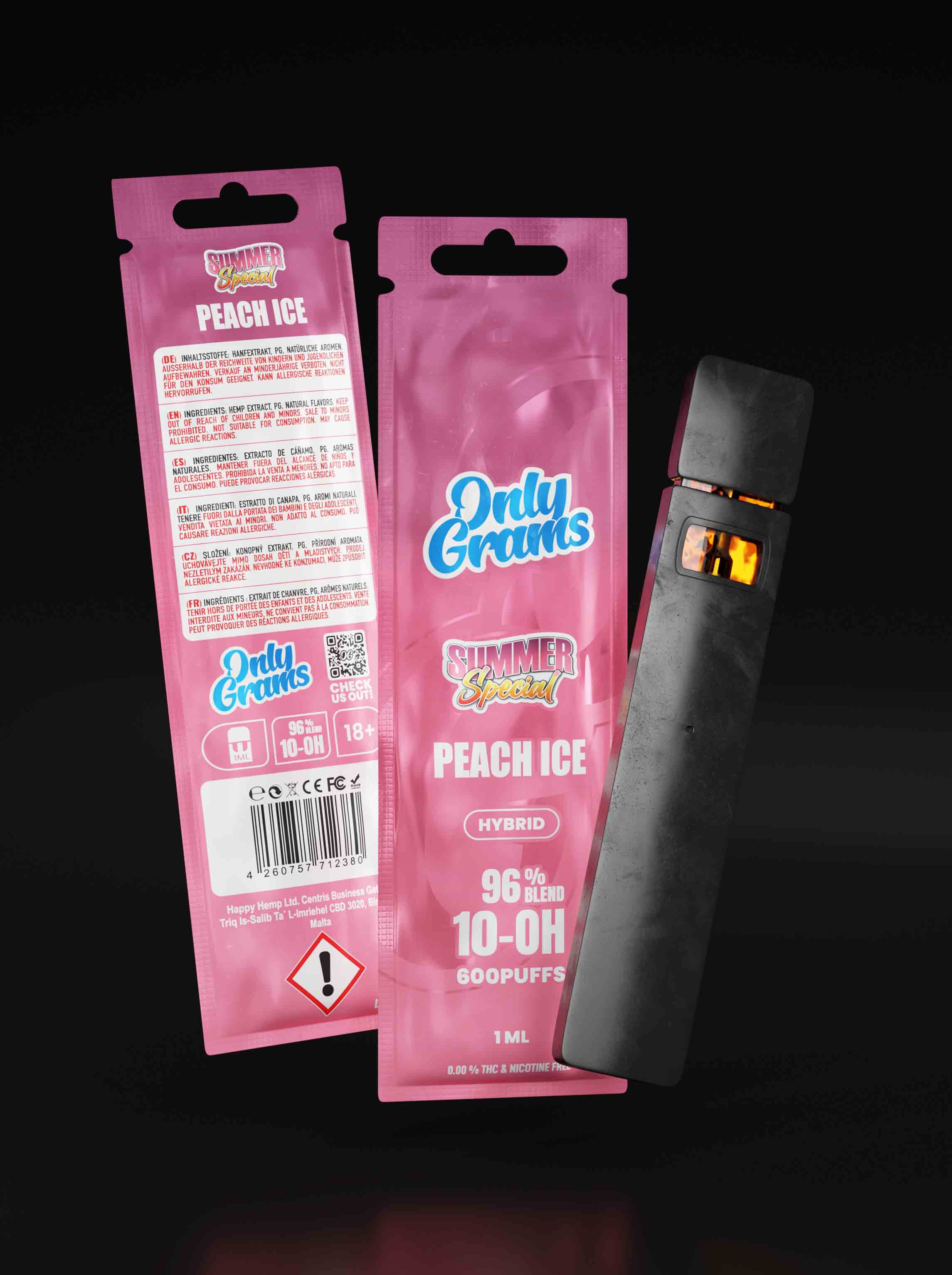 Superior Vape 96% | Peach Ice (Hybrid)