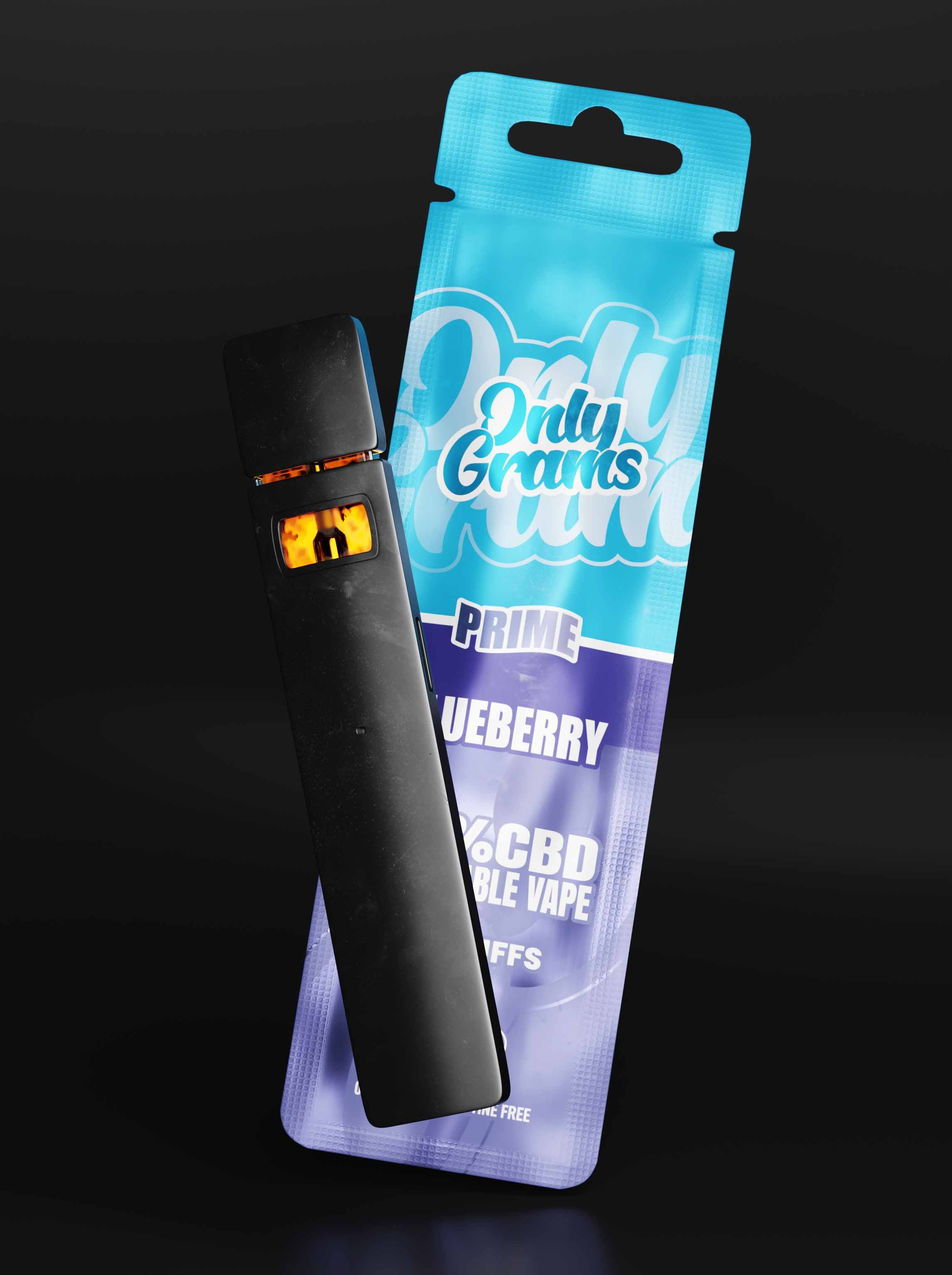 Vape desechable de CBD con arándanos