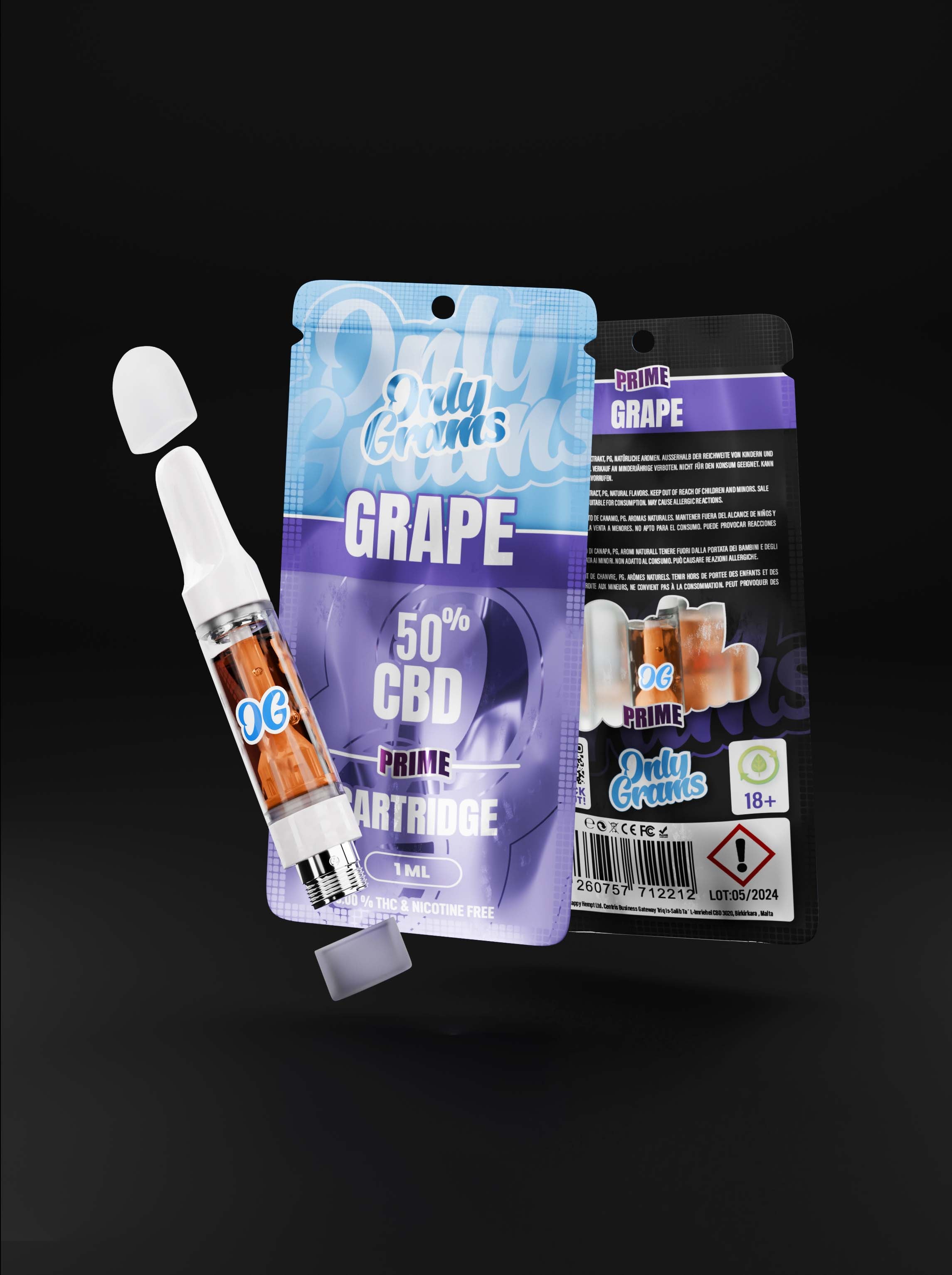 Grape CBD Kartusche