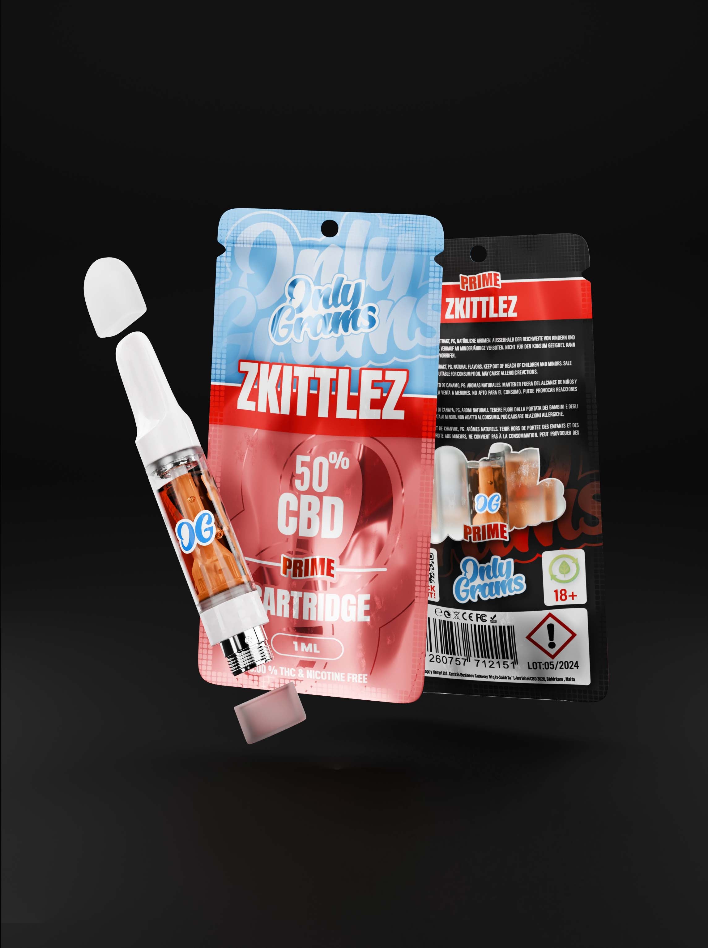 Zkittlez CBD Kartusche