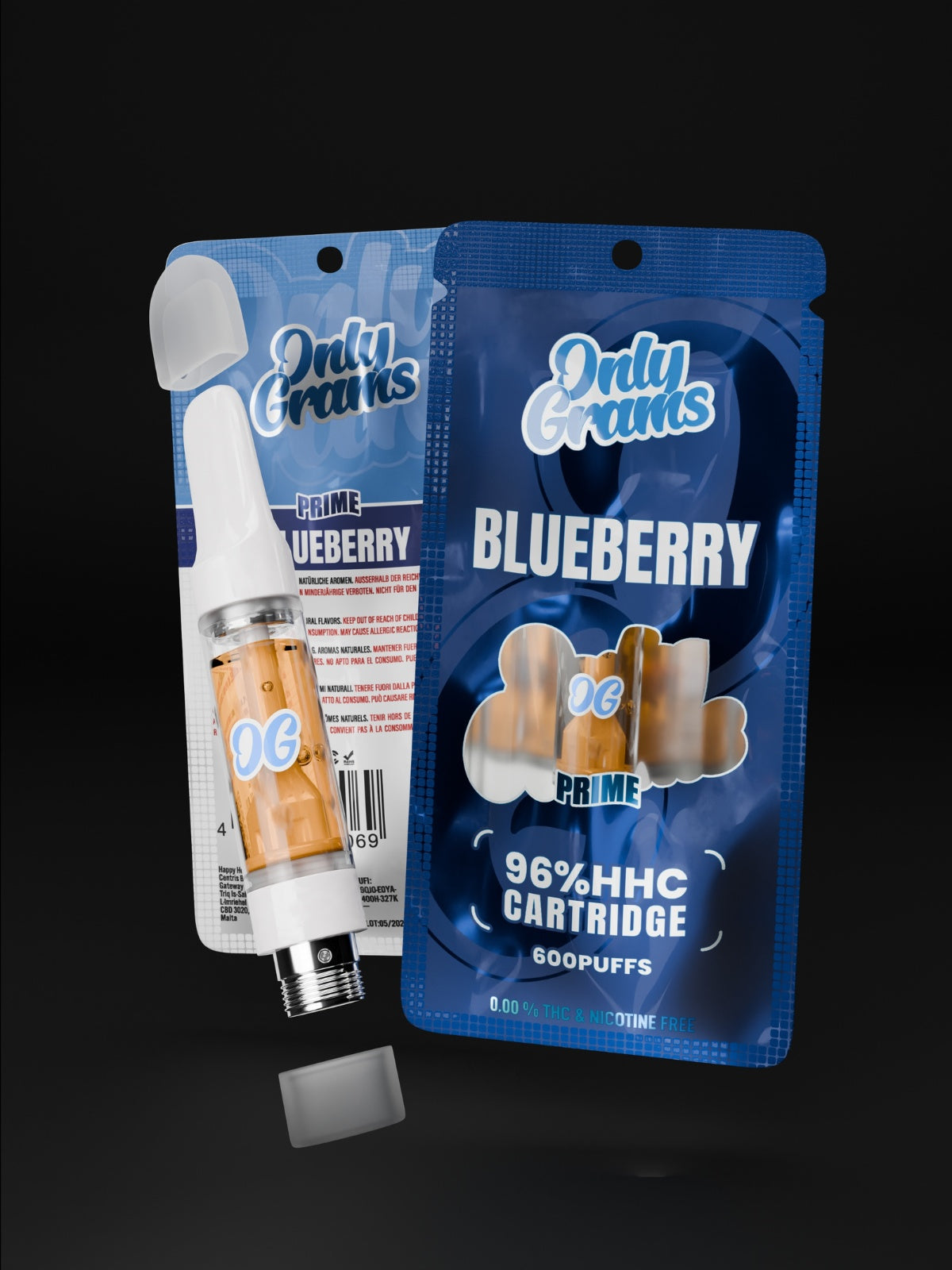 HHC Prime Kartusche – Blueberry